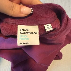 TNA Cozy Fleece crewneck